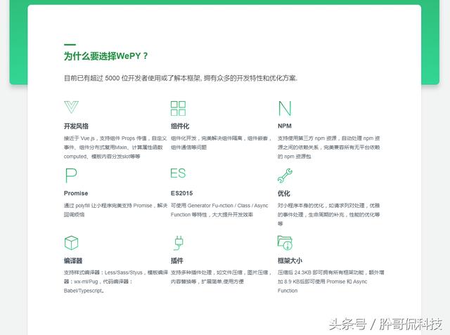 微信小程序开发框架介绍